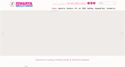 Desktop Screenshot of iswaryafertility.com